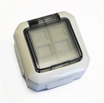 ABB Datová zásuvka outdoor STP cat5e 2xRJ45