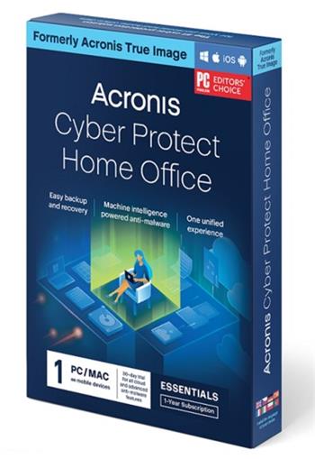 Acronis Cyber Protect Home Office Essentials pro 1 PC na 1 rok, el.licence