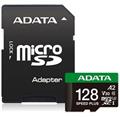 ADATA MicroSDXC karta 128GB Speed Plus, U3, C10, A2, V30 (R:180/W:160 MB/s) + SD adaptér