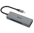 AKASA USB 3.2 Type-C čtečka karet