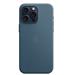 Apple kryt z tkaniny FineWoven s MagSafe na iPhone 15 Pro Max, tichomořsky modrá