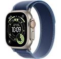 Apple Watch Ultra 3 (2025) 49mm Přírodní titan s modrým/jasně modrým trailovým tahem M/L