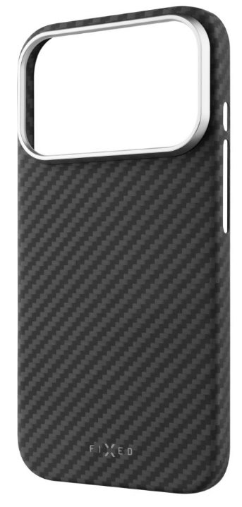 Aramidový zadní kryt FIXED MagVelar s podporou MagSafe pro Apple iPhone 17 Pro, černý
