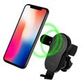 Automatický držák do auta s rychlým bezdrátovým nabíjením FIXED Matic, 15W, černý
