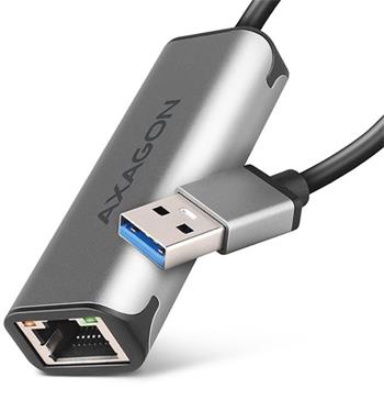 AXAGON ADE-25R USB-A 3.2 Gen 1 - 2.5 Gigabit Ethernet síťová karta, Realtek 8156, auto install, šedá