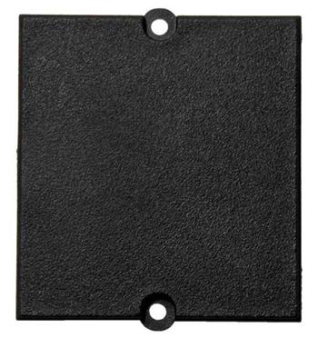 BACHMANN Modul 37x40 - záslepka černá