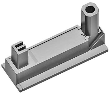 BACHMANN Základna pro DESK 2, stříbrná, samolepící