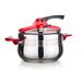 Banquet GRANDE Red 5 l, tvar belly, tlakový hrnec
