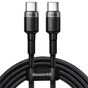 Baseus datový kabel Cafule USB-C PD2.0 100W 2m 20V 5A šedo-černý
