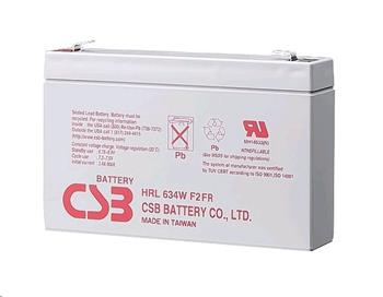Baterie CSB HRL 634W ( 6V / 9Ah - Faston 250 Highrate )