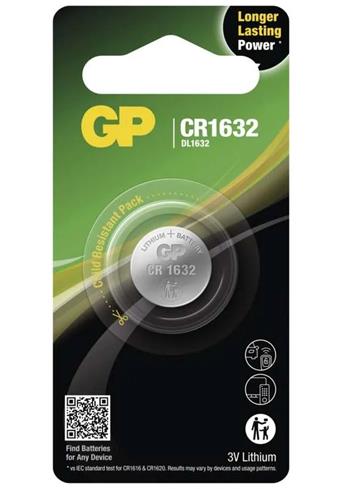 Baterie GP CR1632 1ks