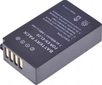 Baterie T6 power Nikon EN-EL20, EN-EL20a, 800mAh, 5,9Wh, černá