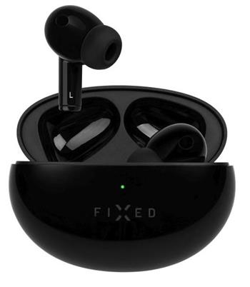 Bezdrátová TWS sluchátka FIXED Pods Pro s ANC a bezdrátovým nabíjením, černá