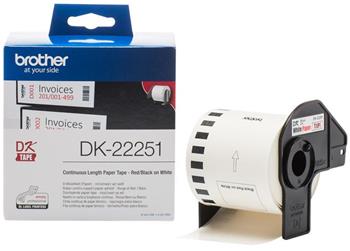 BROTHER DK-22251 bílá papírová role 62mm x 15,24m