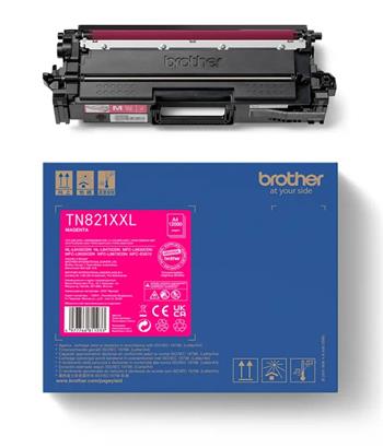 Brother TN-821XXLM toner magenta 12000 stran