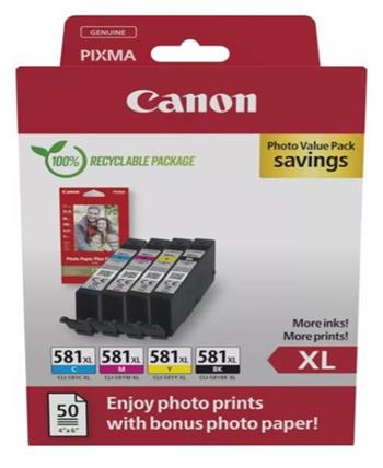 Canon cartridge CLI-581XL BK/C/M/Y Photo Value Pack