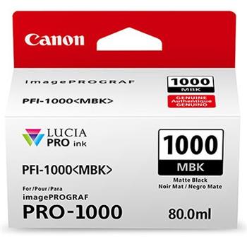 Canon cartridge PFI-1000MBK Matte Black Ink Tank