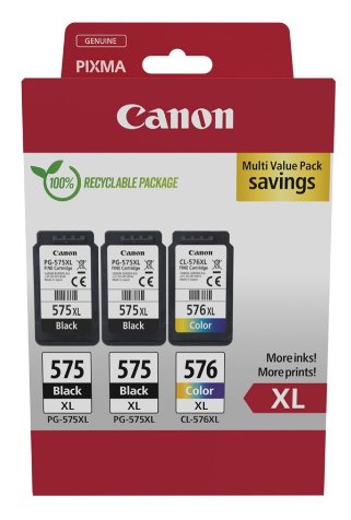 Canon cartridge PG-575 XL x2 / CL-576 XL Multipack