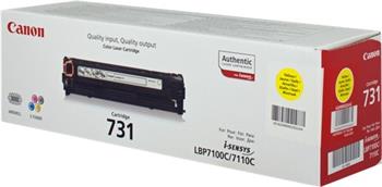 Canon CRG-731Y toner žlutý pro LBP-7100, 7110 (1500 str.)