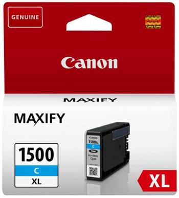 Canon ink. náplň PGI-1500XL C, azurová