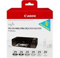 Canon ink. náplň PGI-29 MBK/PBK/DGY/GY/LGY/CO Multipack pro PIXMA PRO 1