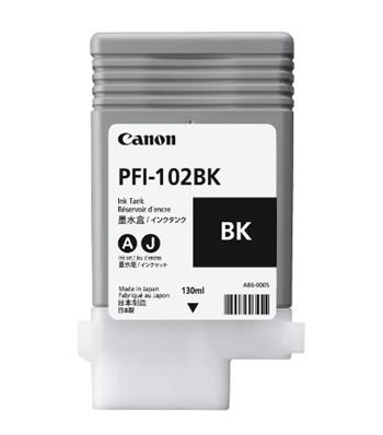 Canon ink. PFI-102 Black, pro iPF500/600/700