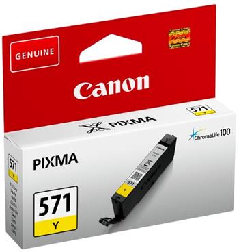 Canon inkoustová náplň CLI-571Y yellow