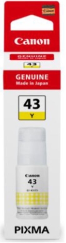 Canon inkoustová náplň GI-43 Y žlutá