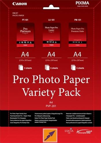 Canon PVP-201 Pro Photo Paper Variety Pack A4