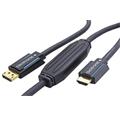 Clicktronic HQ OFC DisplayPort - HDMI kabel, DP(M) - HDMI A(M), 4K@60Hz, 5m