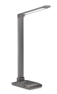 CONNECT IT BRIGHT stolní LED lampička, ŠEDÁ