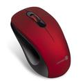 CONNECT IT ”MUTE” bezdrátová optická tichá myš, USB, (+ 1x AA baterie zdarma), červená