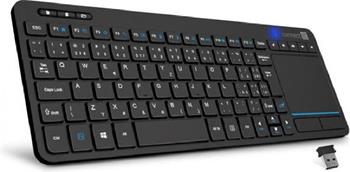 CONNECT IT Touch bezdrátová klávesnice + touch pad (+2x AAA baterie)