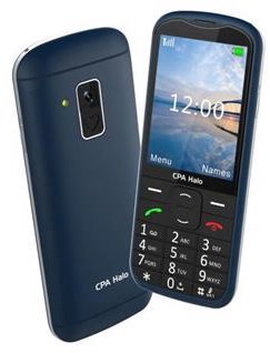 CPA HALO 28 SENIOR MODRÝ S NABÍJECÍM STOJÁNKEM