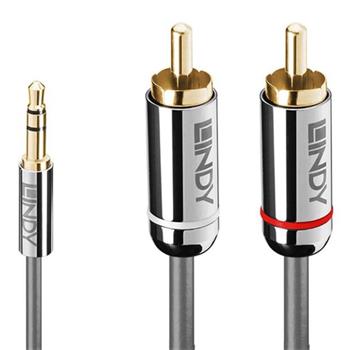 CROMO Kabel jack 3,5M - 2x cinch M, 5m