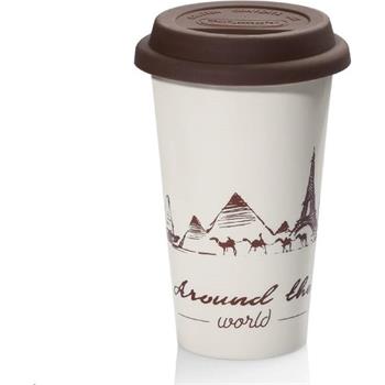 DeLonghi DLSC057 keramický termohrnek 300 ml Globetrotter