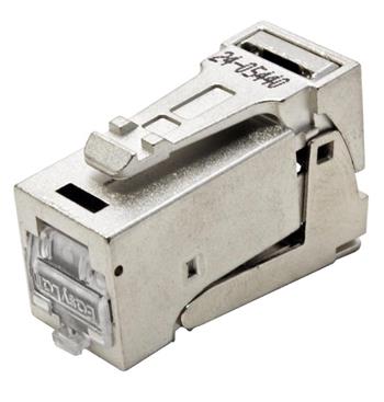EasyLan Keystone konektor RJ45 kat. 6a, stíněný, AWG 22-24