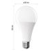 Emos LED žárovka Classic A80 / E27 / 20 W (150 W) / 2452 lm / teplá bílá