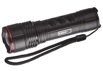 Emos P3114 LED svítilna kovová, 330 lm, 3× AAA, FOKUS