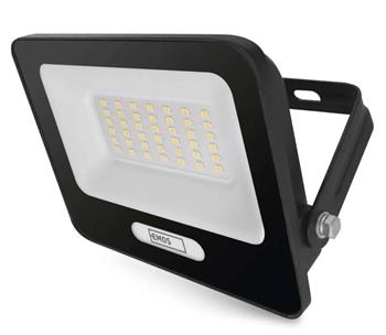 Emos ZS2234B LED reflektor GLARO 30W, černý, IP65, 3000 lm, neutrální bílá