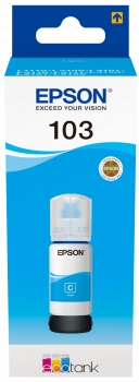 Epson 103 EcoTank Cyan ink bottle