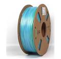 Filament GEMBIRD, PLA, 1,75mm, 1kg, silk rainbow, modrá/zelená