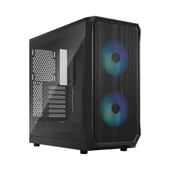 Fractal Design Focus 2 RGB Black TG Clear Tint/Midi Tower/Transpar./Černá