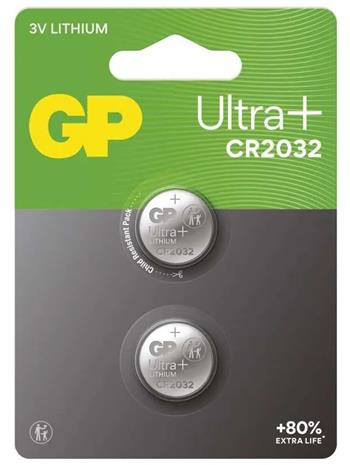GP Ultra plus CR2032 2ks