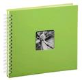 Hama album klasické spirálové FINE ART 28x24 cm, 50 stran, kiwi, bílé listy