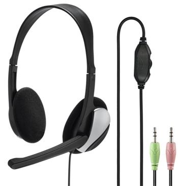 Hama PC Office stereo headset HS-P100, černý