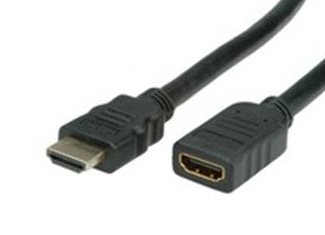 HDMI prodlužovací kabel s Ethernetem HDMI M / HDMI F, 1m