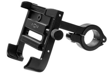 Hliníkový držák mobilního telefonu na kolo FIXED Bikee ALU 2 s otočnou hlavou, černý