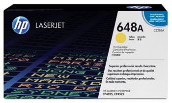 HP 648A Toner Cart Yellow, CE262A