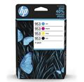 HP 953 CMYK Original Ink Cartridge 4-Pack, 6ZC69AE